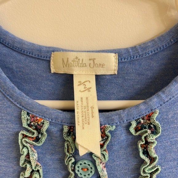 Matilda Jane Caitlin Blue Lap Dress Size 2 - Picture 4 of 12